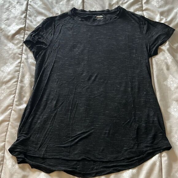 Avia Tops - Avia Women’s Activewear Tee in Black Size Large